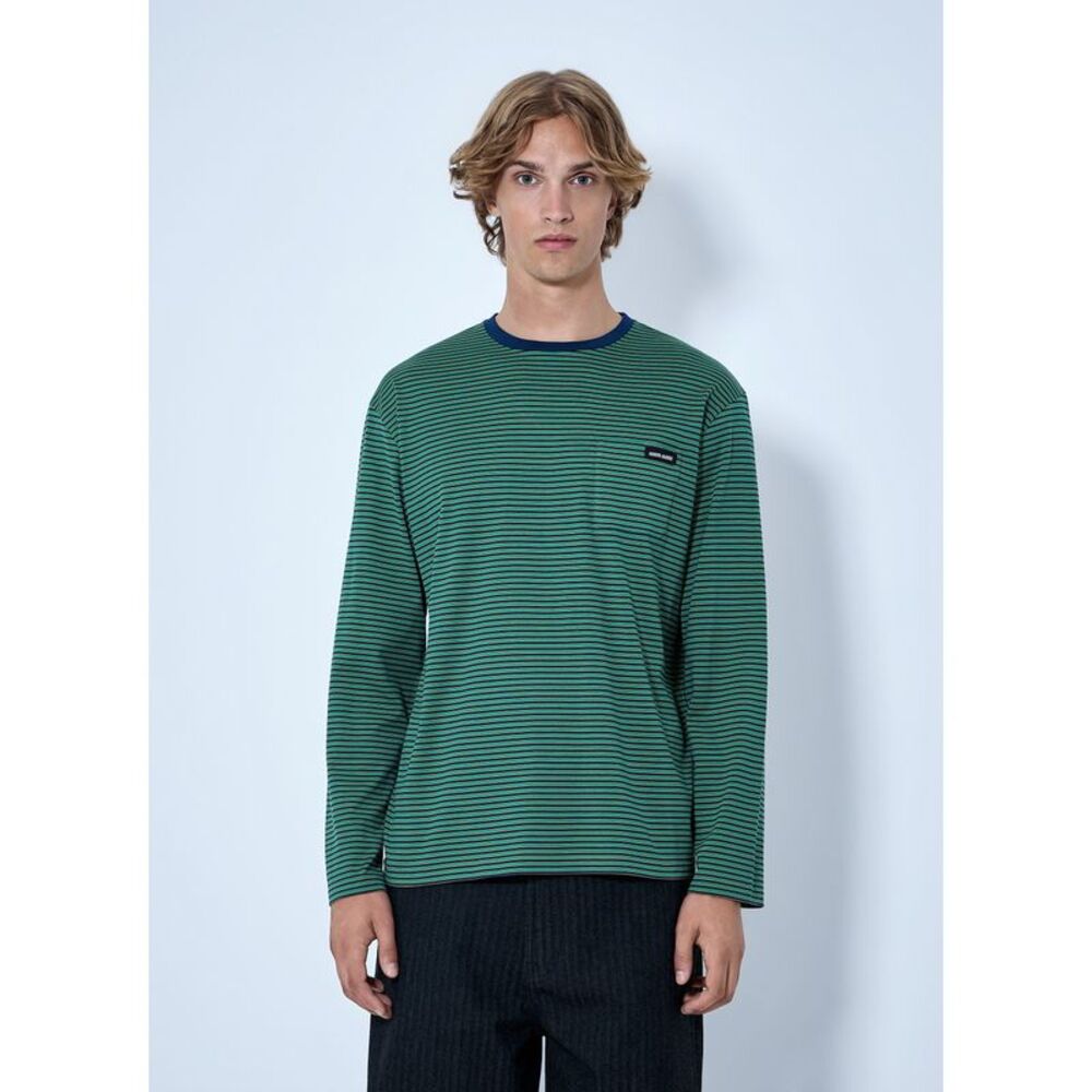Miu Miu Men Striped Long Sleeve T-Shirt